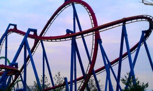 Abstract study of the Superman ride